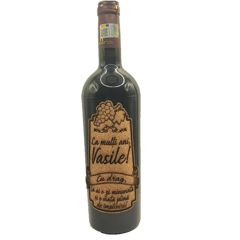 La multi ani vasile, editie limitata, vin rosu cabernet sauvignon, demisec, 750ml, 13.5% alcool